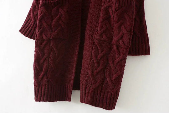 Damen Strickjacke mit strukturiertem Muster EB