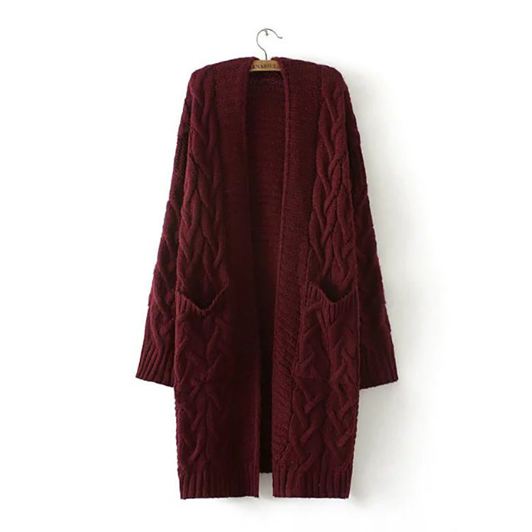 Damen Strickjacke mit strukturiertem Muster EB