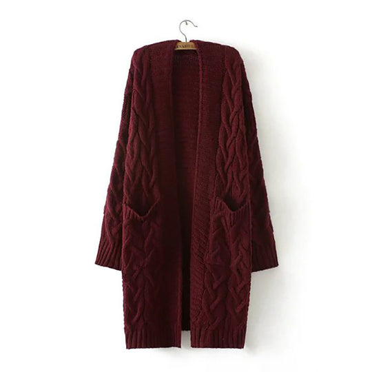 Damen Strickjacke mit strukturiertem Muster EB