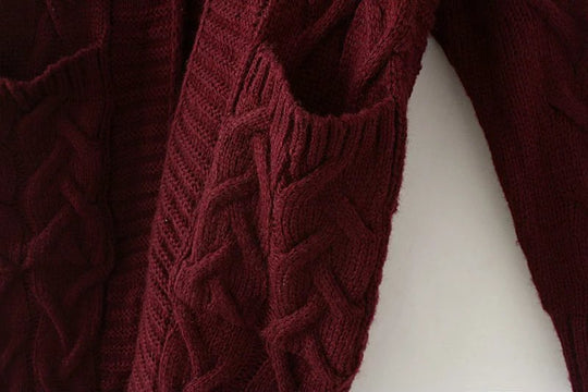 Damen Strickjacke mit strukturiertem Muster EB