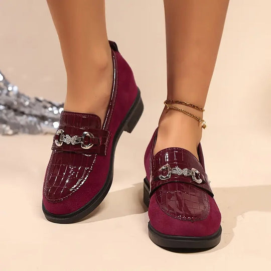 Damen-Loafer mit Metallkette EB EB