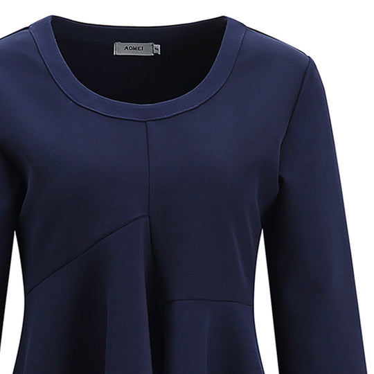 Damen Schnittige Bluse mit voluminösen Ärmeln EB
