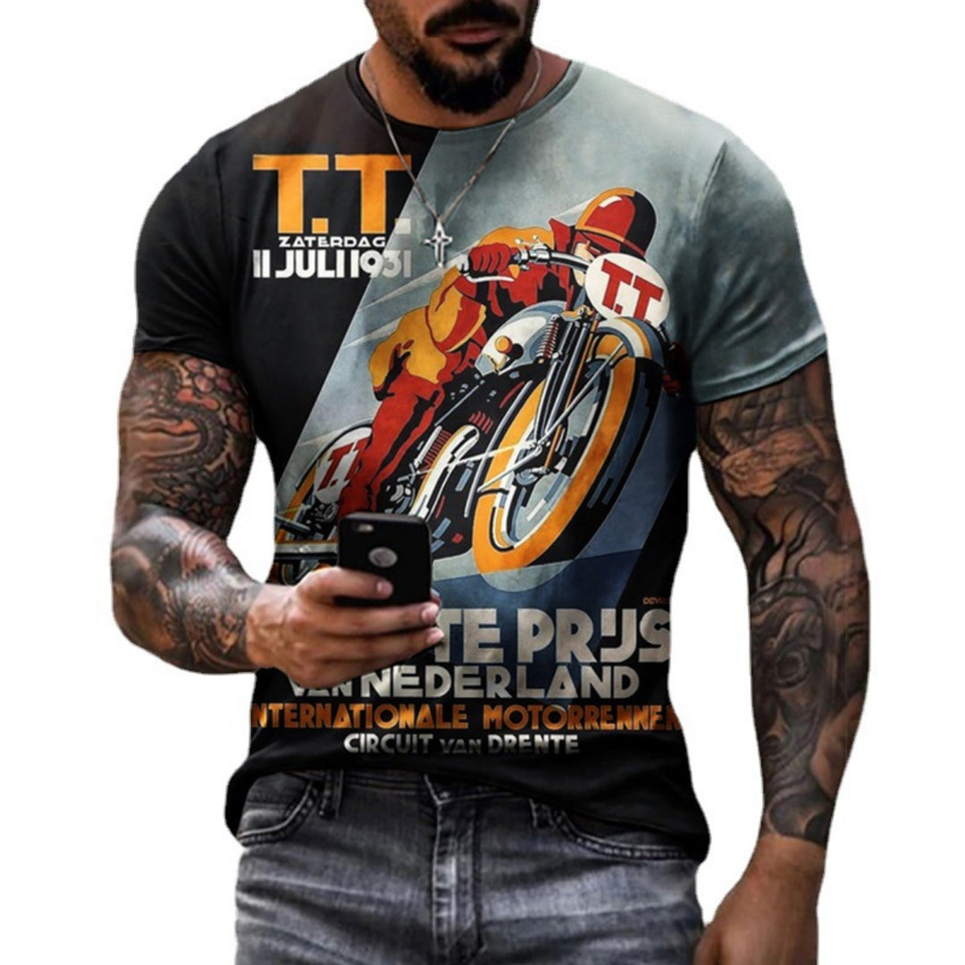 EB | Bedrucktes loses Pullover-T-Shirt
