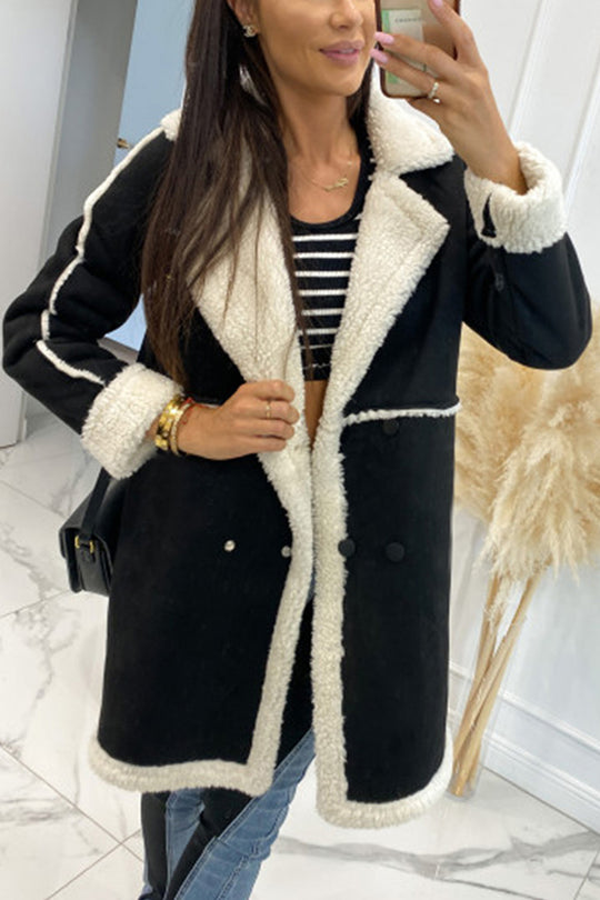 EB | Lammwolle Patchwork Freizeitjacke