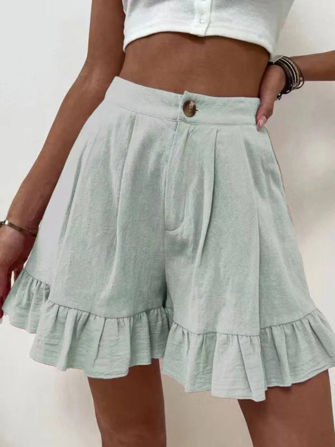 EB | Lässige Shorts mit weitem Bein