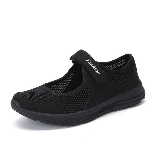 Damen Atmungsaktive Freizeitschuhe mit verstellbarem Riemen EB