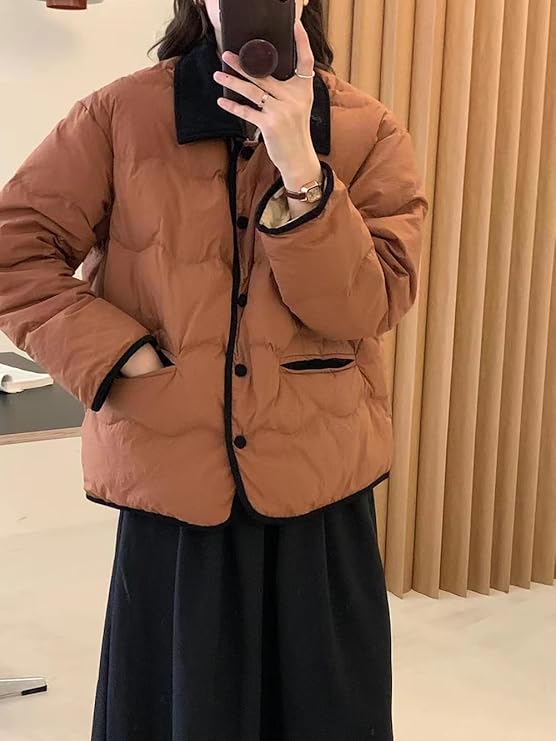 EB | Steppjacke mit Kragen und Knopfleiste