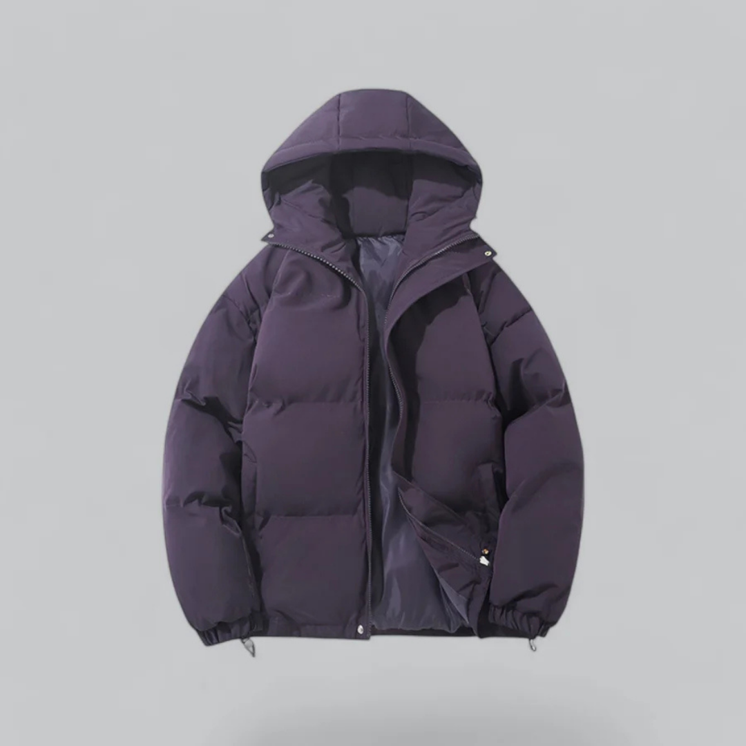 EB | Winter Klassische Daunen Reißverschluss Jacke Kapuze