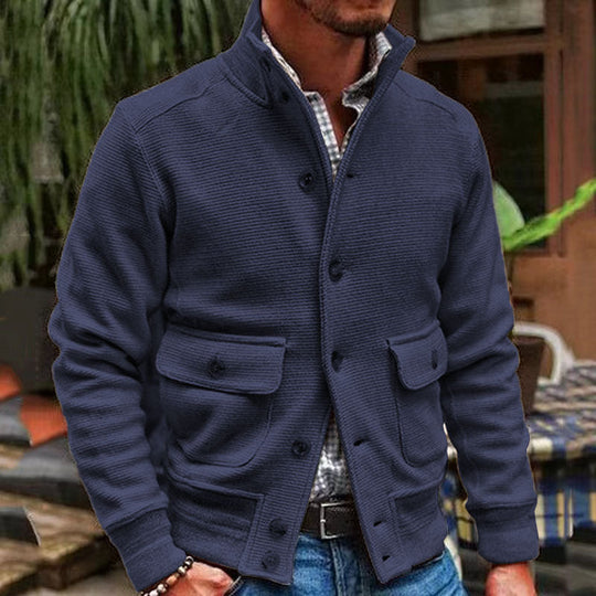 EB | Modische Jacke mit Hohem Kragen