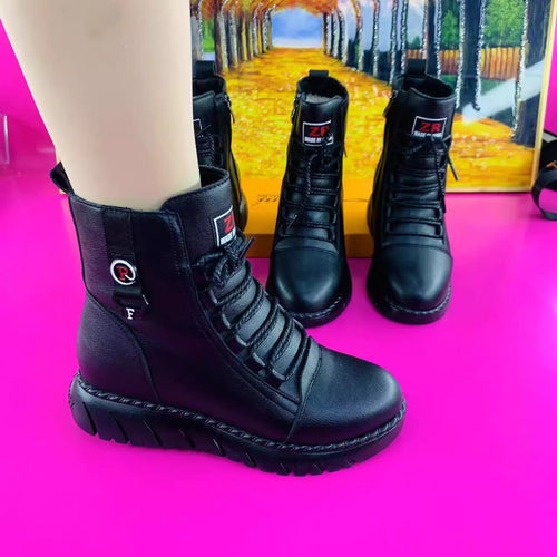 Leder-Winterstiefeletten EB EB