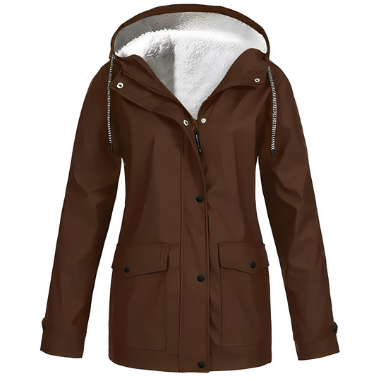 EB | Fleecegefütterte Damen Regenjacke