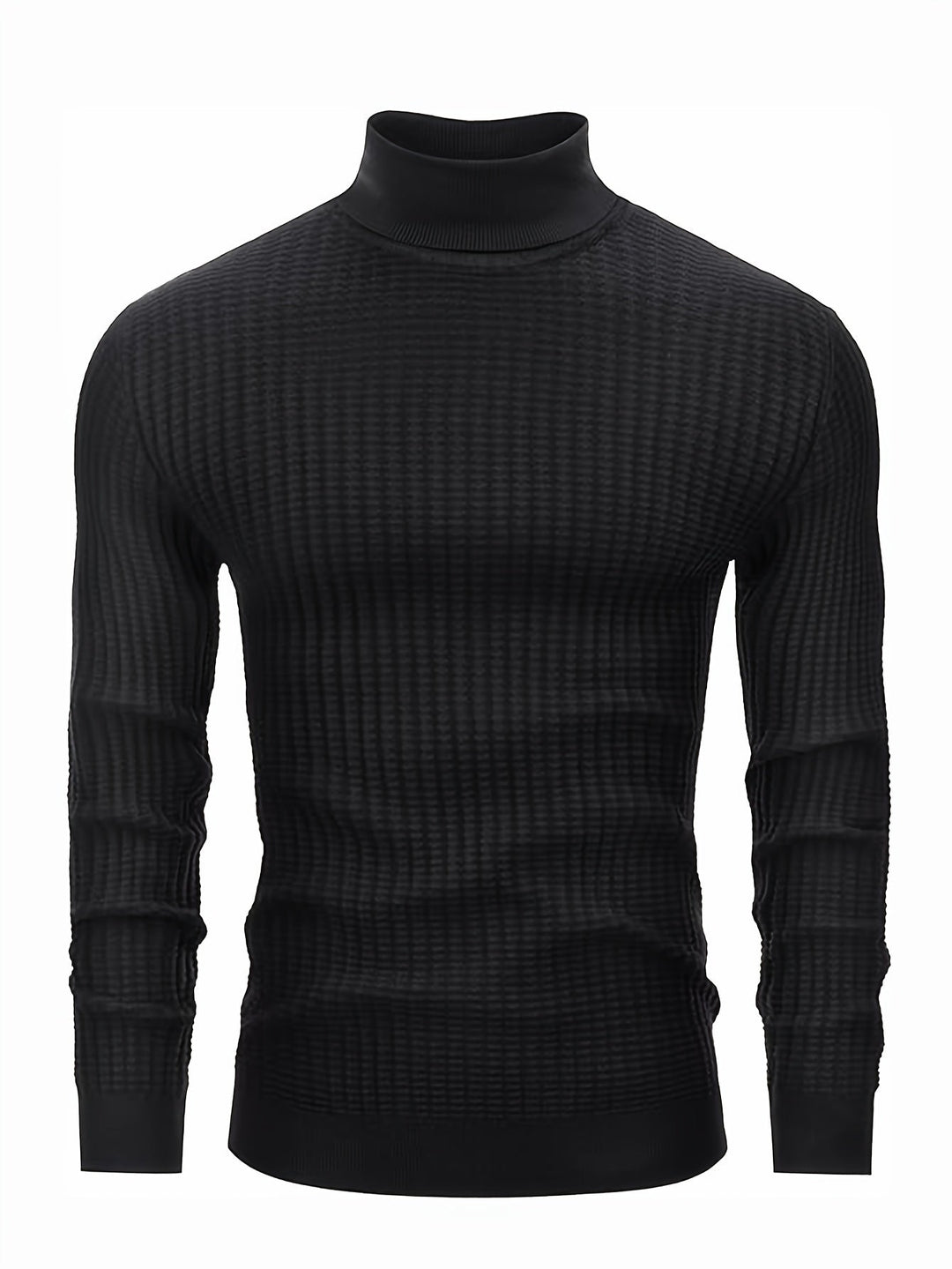 EB | Rollkragenpullover Waffelstrick Polyester-mix