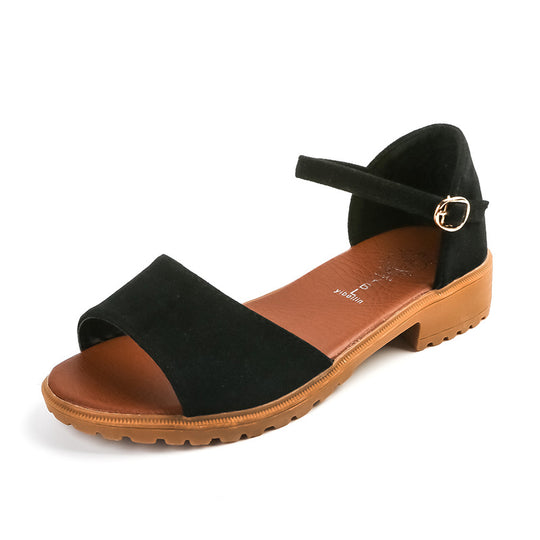 Damen Ballerinas mit verstellbarem Riemen und komfortablem Fußbett EB