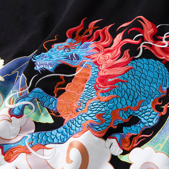 EB | Hoodie mit Drachen-Print