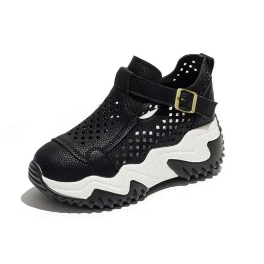 Atmungsaktive Sommer-Schuhe für Damen mit dicken Sohlen EB EB