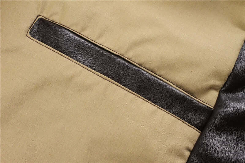 EB | Herren Lederjacke mit praktischen Taschen