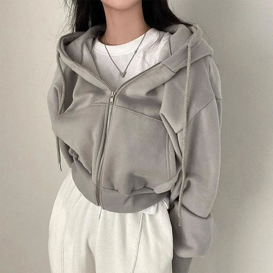 EB | Stilvoller Kurzer Kapuzenpullover