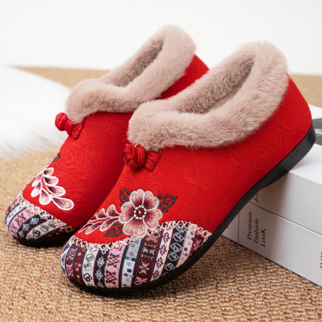Warme Damen-Winterstiefel mit Plüschfutter EB EB