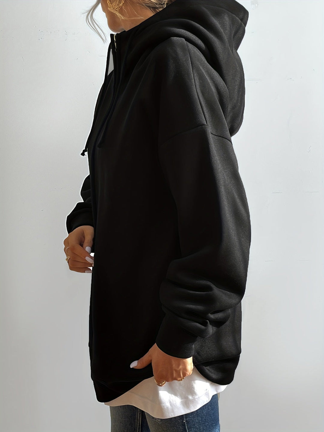 EB | Lässiger Sport Kapuzenzipper Pullover
