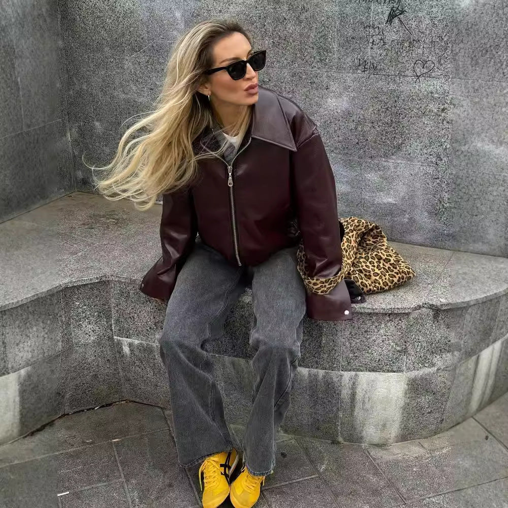 EB | Elegante Lederjacke