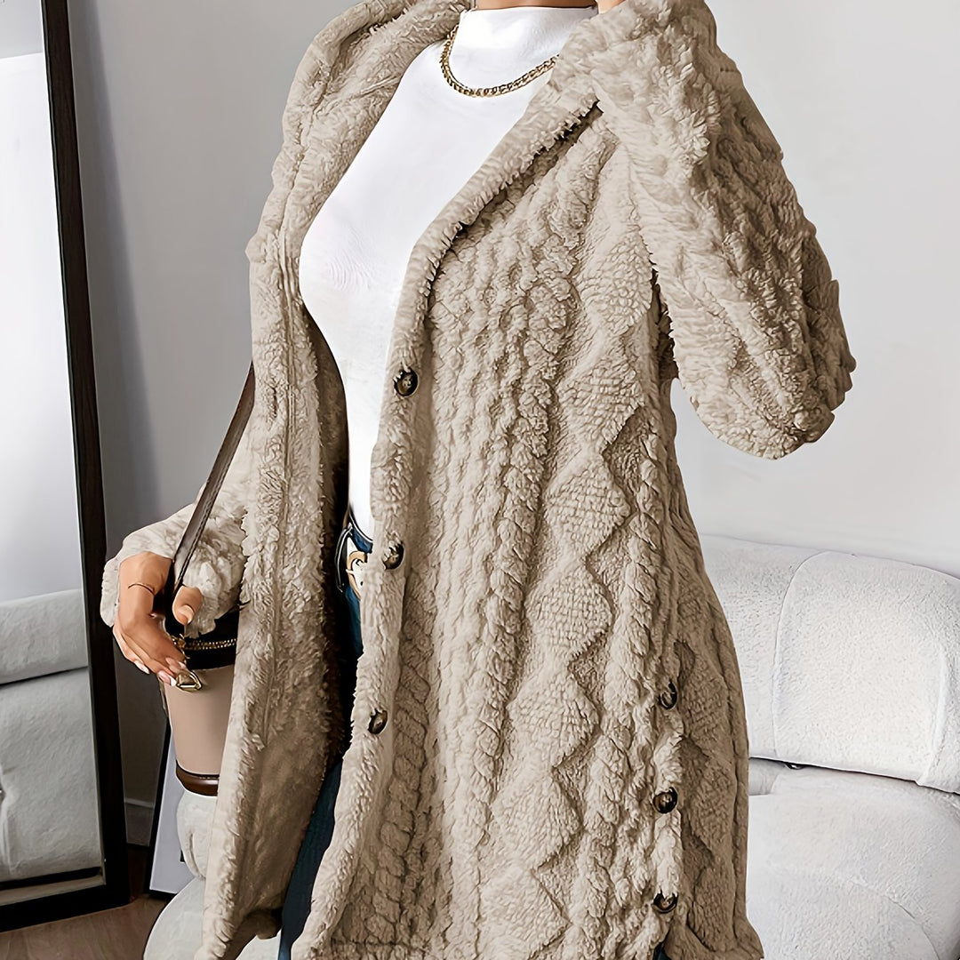 EB | Lang Damenjacke Mit Kapuze – Marit