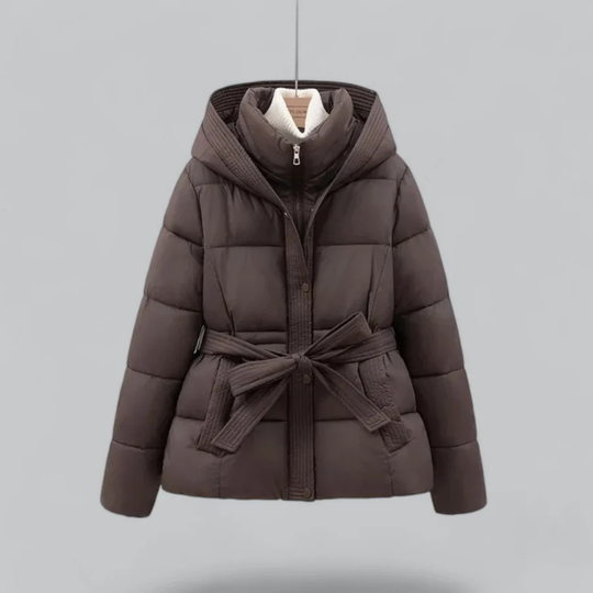 EB | Warme Gürtel Kapuzen Pufferjacke Winter