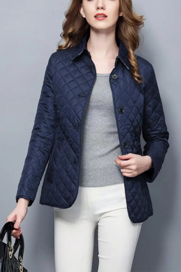 EB | Baumwollmix Slim Fit Jacke für Herbst und Winter