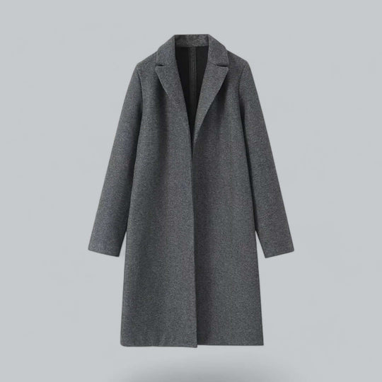 EB | Frauen Eleganter Offener Front-Trenchcoat