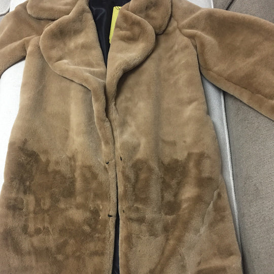 Damen luxuriöser Fleece-Mantel EB