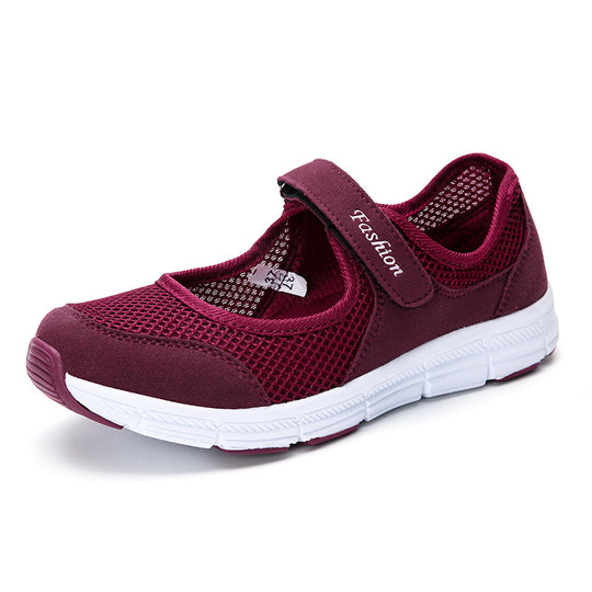 Damen Atmungsaktive Freizeitschuhe mit verstellbarem Riemen EB