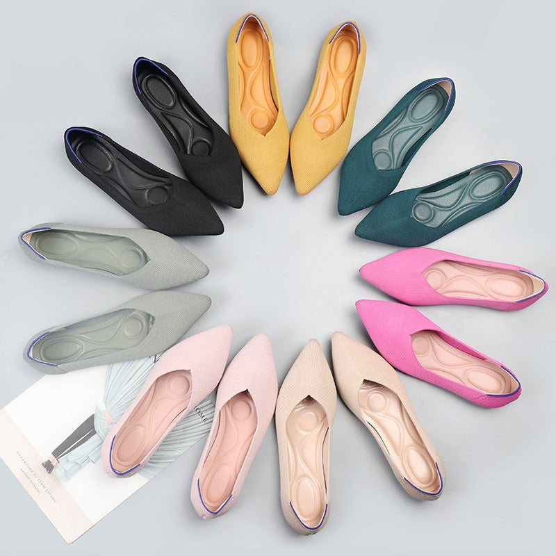 Beige BallerinaKomfortschuhe EB