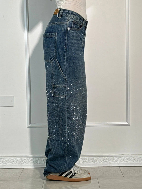 Damen Jeans mit Diamant-Optik & Klassischem Schnitt | EB