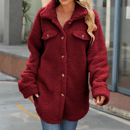 EB | Elegante Fluffy Winterjacke für Frauen