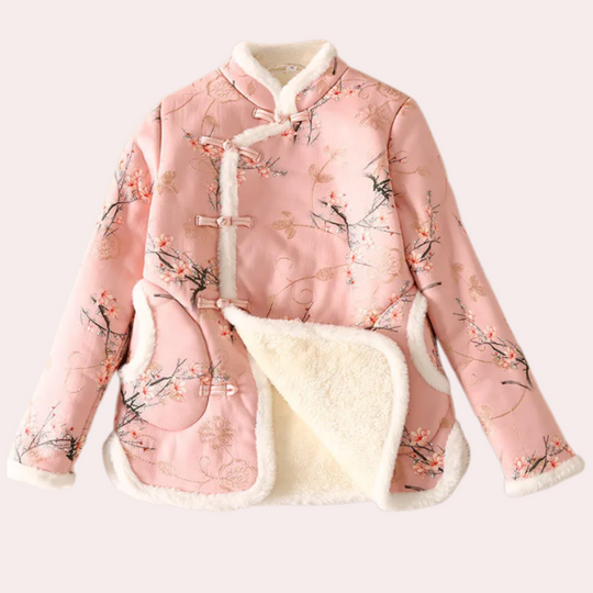 EB | Warme Blumenjacke für Damen