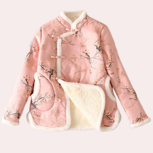 EB | Warme Blumenjacke für Damen