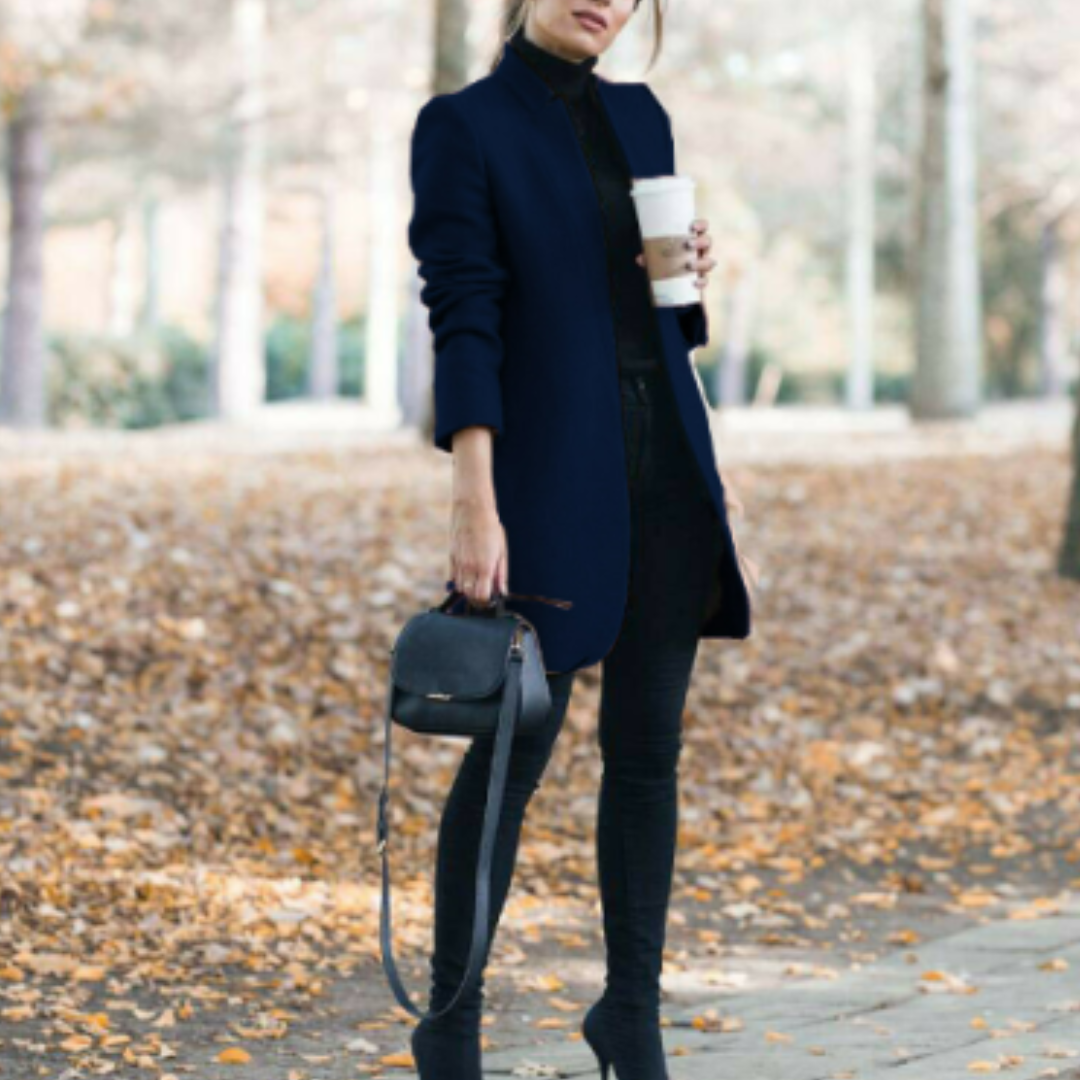 EB | Damen Stehkragen Wintermantel mit Zeitlosem Design