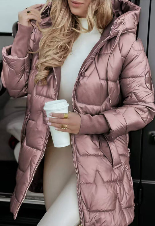 EB | Stylische Daunenjacke mit Kapuze für Damen