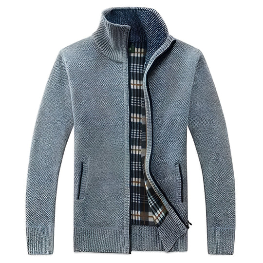 EB | Stylischer Cardigan mit weichem Fleece-Futter für Männer