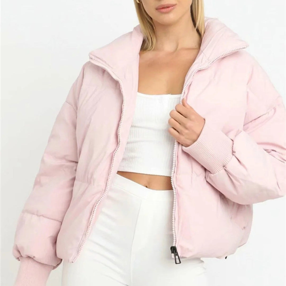 EB | Kurze Pufferjacke mit Reißverschluss - Reißverschluss