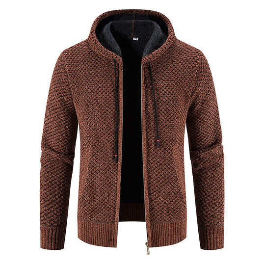 EB | Stilvoller Kapuzen-Cardigan für Männer