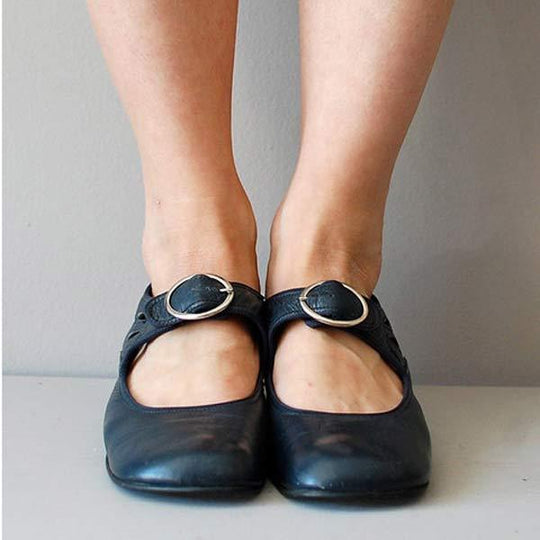EB | Orthopädische Vintage-Schuhe mit Runder Zehenpartie