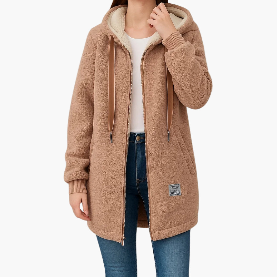 EB | Fleecejacke mit Kapuze - Modischer Komfort für Freizeit & Alltag