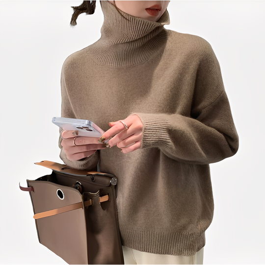 EB | Eleganter Und Legerer Damen Rollkragenpullover