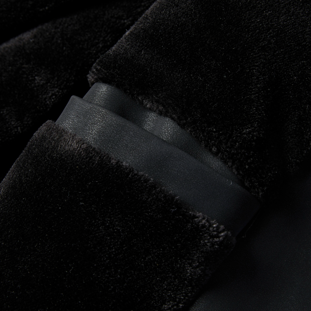 EB | Herren Dick Gepolstertes Lederjacke