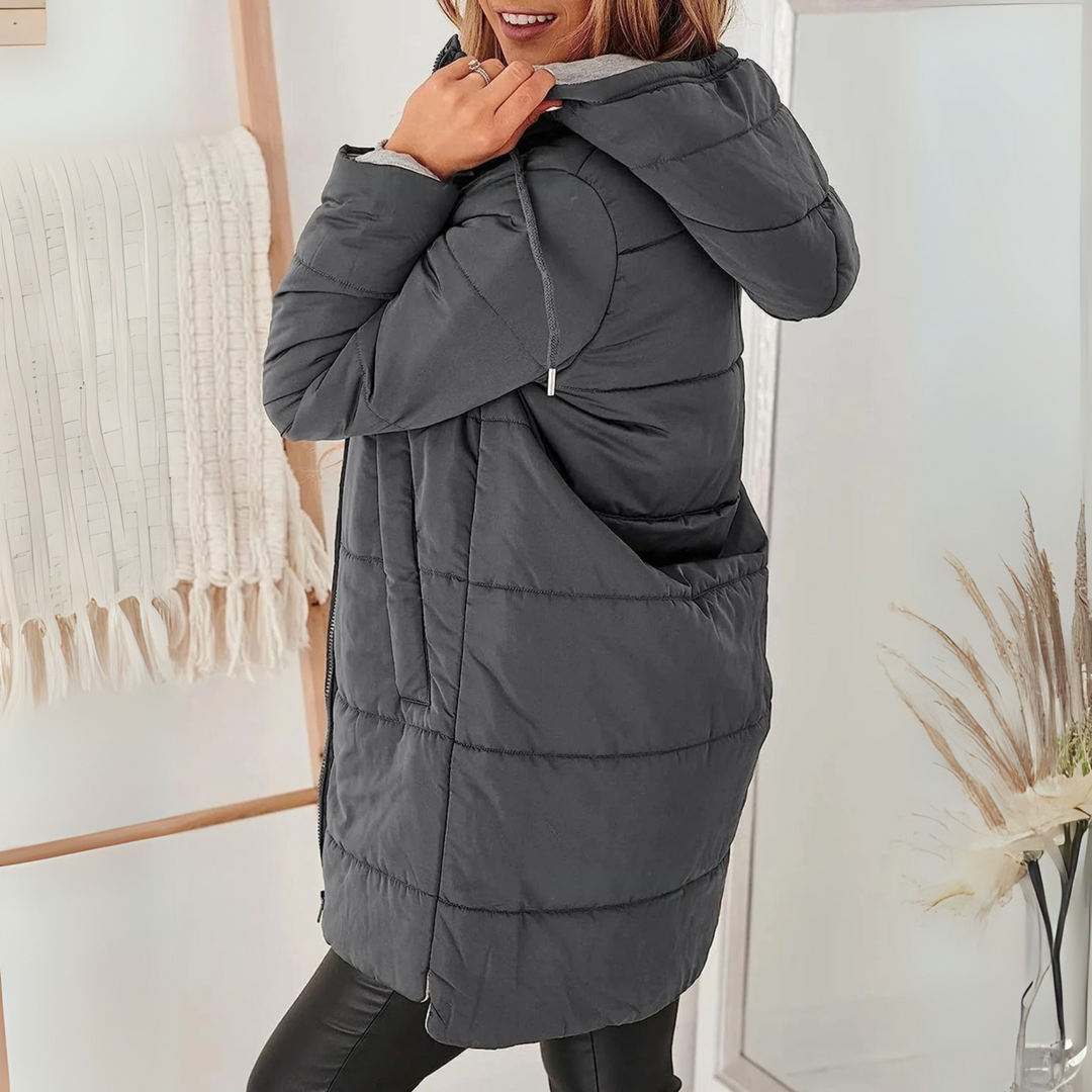 EB | Leichte Gepolsterte Jacke mit Kapuze