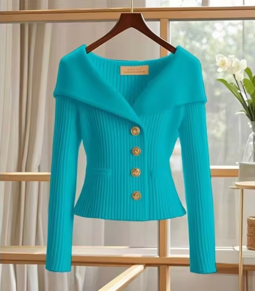 EB | Strickjacke Damen Kurz Cardigan für Übergangsjahre