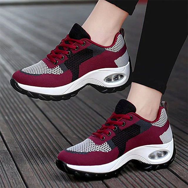 Atmungsaktive Farbblock-Sneaker EB