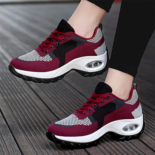 Atmungsaktive Farbblock-Sneaker EB