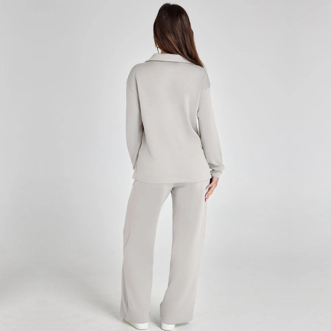 EB | Damen Loungewear Satz mit Weiten Hosen