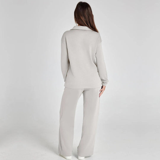 EB | Damen Loungewear Satz mit Weiten Hosen